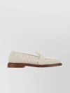 CHLOÉ HANDCRAFTED KALYA WOVEN LOAFERS