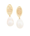 Chloé Hanging Earring In White