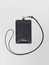 Chloé Hardware Strap Purses Cardholders In Blue