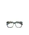Chloé Ch0263o Linea Gayia 003 Blue Transparent Glasses In Multi