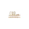 Chloé Hair Accessories Metallic In Gold