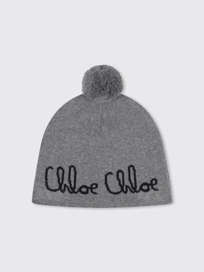 Chloé Hat Kids  In Gray