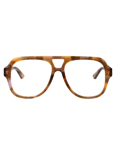 Chloé Havana-havana-transparent Recycled Acetate Glasses In Brown