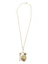Chloé Victorian Charm Necklace In Gold