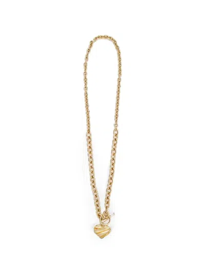 Chloé Heart-pendant Chain Necklace In Gold