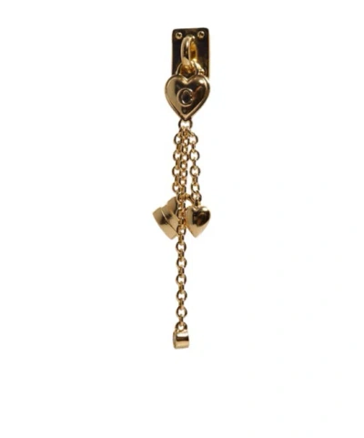 Chloé Heart-shaped Pendant Earrings In Gold