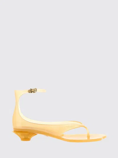 Chloé Heeled Sandal  Woman Color Brown In Yellow