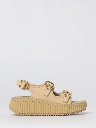 CHLOÉ CHLO&EACUTE; NAMA SUEDE SANDALS CHLOÉ