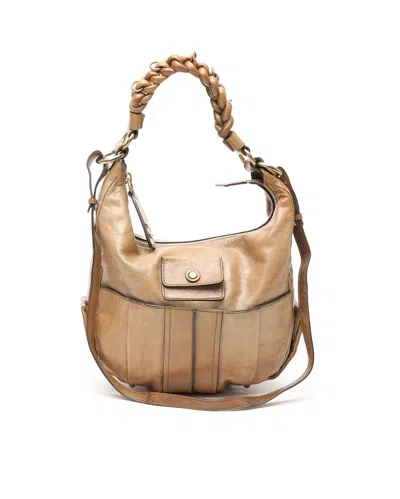 Chloé Heloise Hobo Bag In Brown
