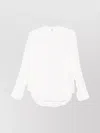 Chloé Hemline Curve Stripes Sleeves Long