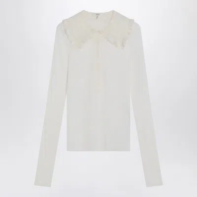Chloé Henley Shirt In Knit