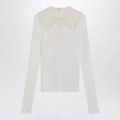 Chloé Henley Shirt In Knit