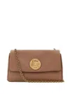 Chloé Chloe Women Antiqued Pink Leather Medium Heritage Shoulder Bag In Pink