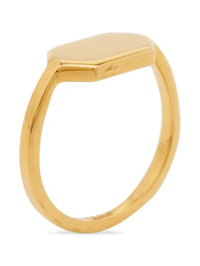 Pre-owned Chloé Hexagon Ring In Gold