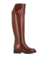 Chloé Coddington Leather Over-the-knee Boots In Brown