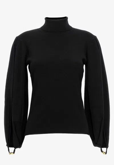 CHLOÉ HIGH-NECK WOOL SWEATER