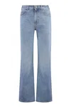 Chloé Washed-out Straight-leg Jeans In Blue