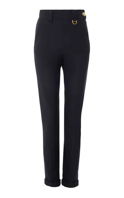 Chloé High-rise Cigarette Pants In Black