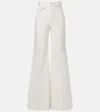 Chloé Chloe Ladies Coconut Milk High-waisted Flared Trousers