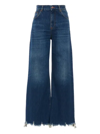 Chloé High-rise Five-pockets Jeans In Blue