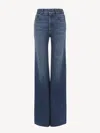 Chloé High Rise Flare Jeans In Blue