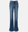 Chloé Rigid High-rise Straight-leg Jeans In Blue