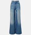 Chloé High-rise Flared Jeans In Blue