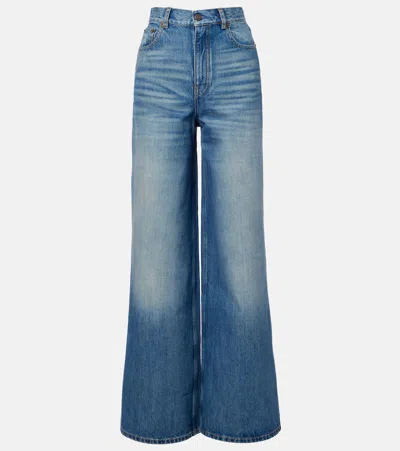 Chloé High-rise Flared Jeans In Blue