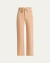 Chloé High Rise Flared Jeans, Pink