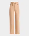 Chloé Flared Jeans In Almond Cream