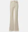 Chloé High-rise Flared Jeans In White