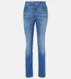 Chloé High-rise Slim Jeans In Ocean Blue