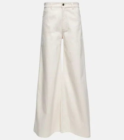 Chloé High-rise Straight Jeans In White