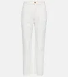 Chloé High-rise Straight Jeans In White