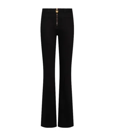 Chloé High Rise Straight Pants In Black