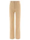 CHLOÉ HIGH-RISE TAILORED TROUSERS BEIGE
