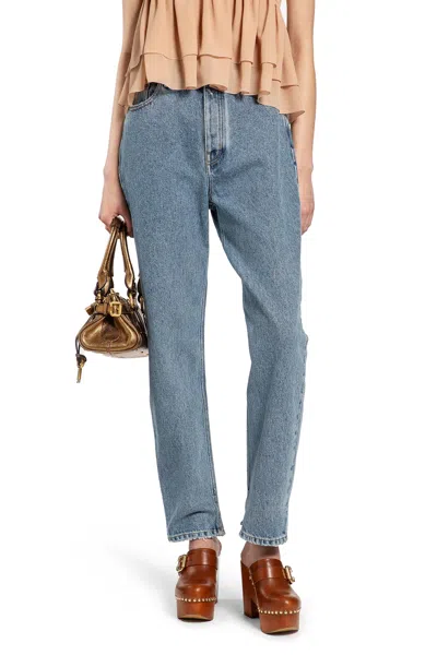 CHLOÉ HIGH-RISE TAPERED JEANS