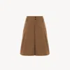 Chloé Wide-leg Bermuda Shorts