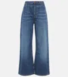 Chloé High-rise Wide-leg Jeans In Blue