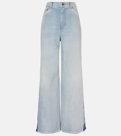 Chloé High-rise Wide-leg Jeans In Blue