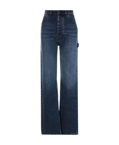 Chloé High-rise Wide-leg Jeans In Blue