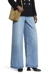 Chloé High-rise Wide-leg Jeans In Light Wash Denim