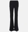 Chloé Wide-leg Tailored Trousers With Structured Waistband In Black
