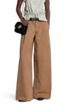 Chloé High-rise Wide-leg Pants In Cotton Canvas