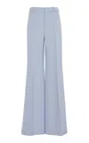 Chloé Linen Trousers In Blue