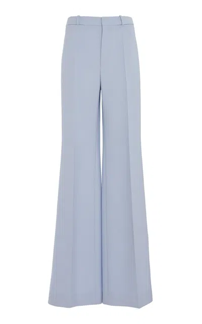 Chloé Linen Trousers In Blue