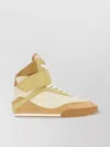 Chloé Kick Leather Sneakers In Neutral