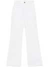 Chloé High-rise Flare Jeans In White