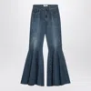 Chloé Midnight Blue Denim Flare Jeans In Blue
