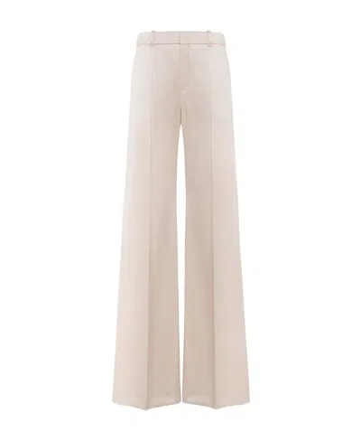 Chloé High-waist Flared Trousers In Nude